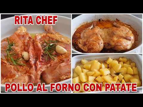 POLLO AL FORNO CON PATATE⭐RITA CHEF | Spettacolare! Cottura perfetta.
