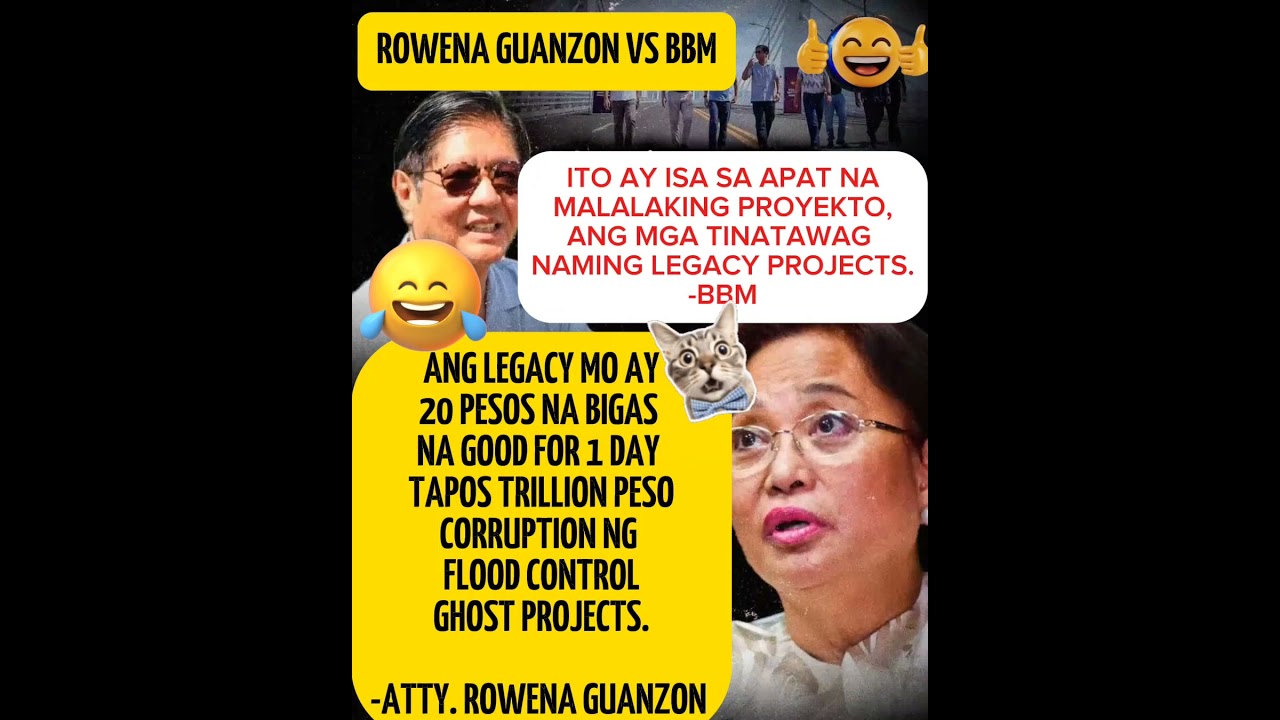 ROWENA GUANZON VS BBM: ANG LEGACY MO AY 20 PESOS NA BIGAS #funny#comedy#jokes#foryou#shorts