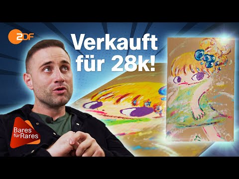 Streetart Käufer wartet: David braucht für Kawaii Kunst schleunigst einen Rahmen! | Bares für Rares