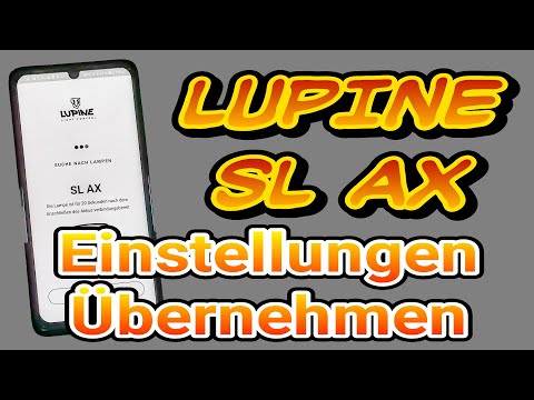 🚨E-BIKE - Lupine SL AX - App Einstellungen an Lampe übertragen❗❗❗