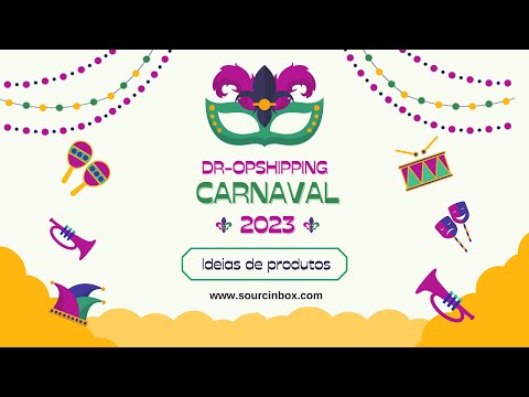 Ideias de produtos dropshipping para vender no carnaval 2023💕#carnaval