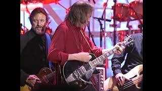 Neil Young and Eddie Vedder perform &quot;Fuckin&#39; Up&quot; at the 1995 Hall of Fame Induction Ceremony