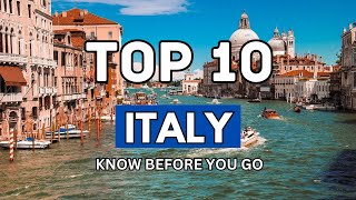 Top 10 Things To Do In Italy | Italy Travel guide