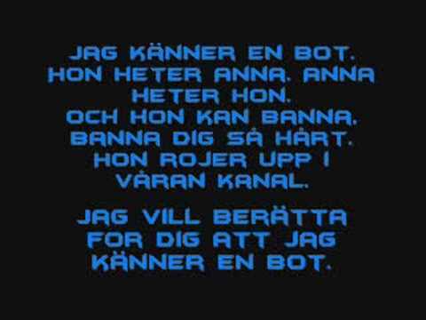 Basshunter - Boten Anna Lyrics Video