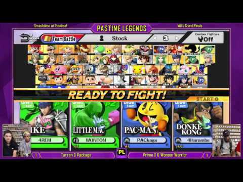 SaP 9/4/16 Smash 4 2v2 GFs: PrimeX (Cloud/Ike) + Wonton (Mac) vs. PACkage (PacMan) + Tarzan (DK)