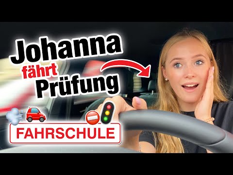 Practical driving test with Johanna (IN HEAVY RAIN) 💦😱 | Fischer Academy