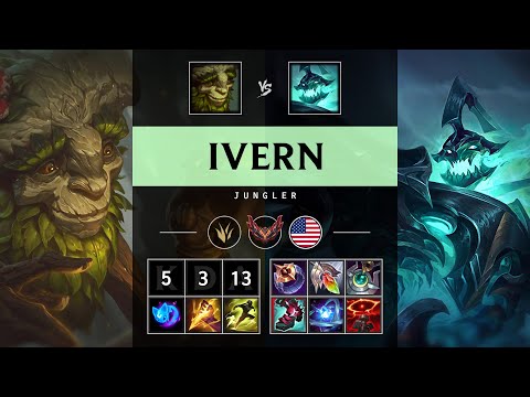 Ivern Jungle vs Hecarim - NA Grandmaster Patch 25.06