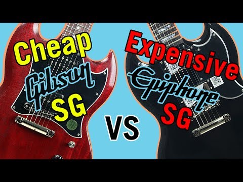Cheap Gibson SG vs Expensive Epiphone SG Tone Comparison