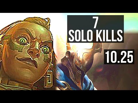 ILLAOI vs PANTHEON (TOP) (DEFEAT) | 7 solo kills, 1.0M mastery | KR Diamond | v10.25