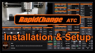 RapidChange Automatic Tool Changer magazine installation and configuration / Mach3 screen set.