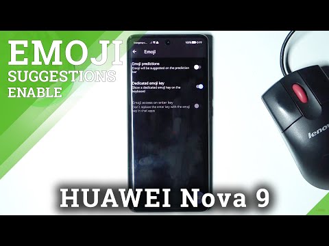 How to Activate Emoji Suggestions on HUAWEI Nova 9 – Adjust Keyboard Settings