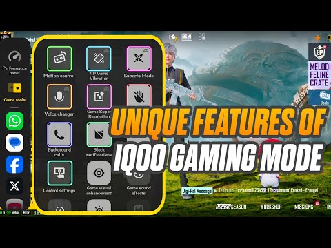 All IQOO Gaming Mode Explained 🔥 for BGMI/ PUBG l Increase Footstep Sound 👂l Esports mode l Monster