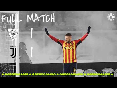 Serie A 2024/25: Lecce vs Juventus 1-1 - FULL MATCH | Age of Calcio