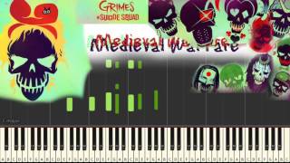 Grimes - Medieval Warfare (#reggiewatkins piano cover)