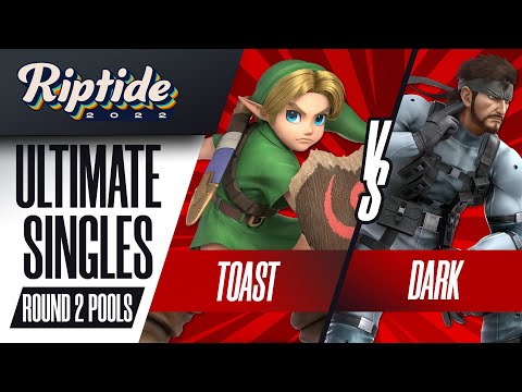 Toast vs Dark - Ultimate Singles R2 Pools - Riptide 2022 | Young Link vs Snake