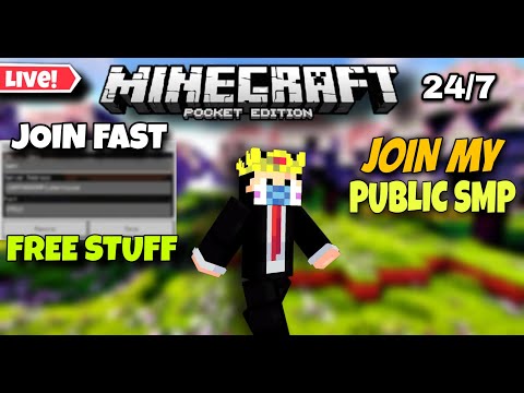 ROHAN IS HERE - Minecraft Live Join My Smp BedRock + Javaedition Cracked 24/7 online public smp live@rohanishere07
