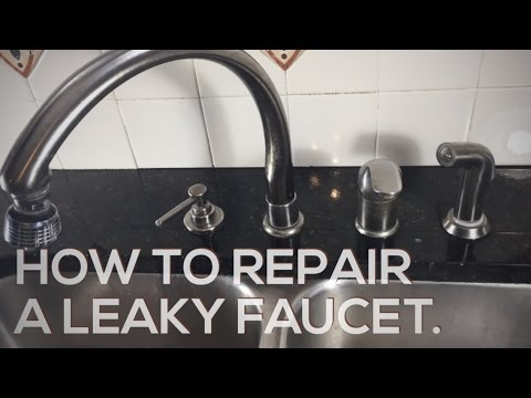 How to repair a leaky Delta faucet.