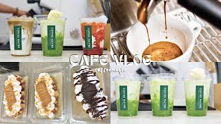 ENG) CAFE VLOG ep 37| Our Croissant Waffles (CROFFLES) are back 🥐🧇 🥐🧇 🥐🧇|COFFEE MAYBE Philippines