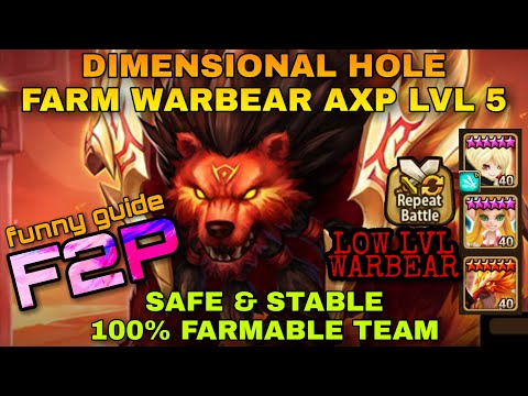 F2P WARBEAR 2A / 2ND AWAKENING TEAM SUMMONERS WAR SW