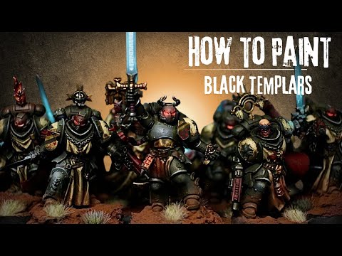 How to Paint Black Templars: 10 Hours for 700Pts of Grimdark Models!