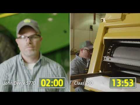 John Deere S770 vs Claas 760