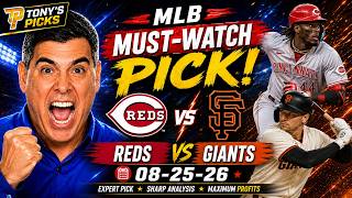 Cincinnati Reds vs San Francisco Giants Pick 8/25/26 MLB Pick Prediction
