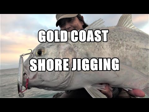 Gold Coast Shore jigging GT Rocky D Fishing  Vol.153