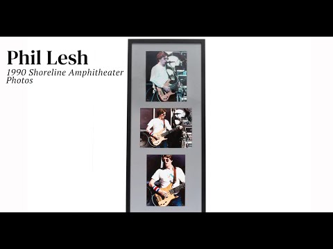 (3) Phil Lesh Framed Photographs by Robbi Cohn, 1 of 250