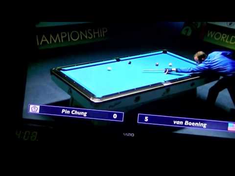 Game 6 Ko Pin Chung vs SVB Qatar World 9 Ball 2015