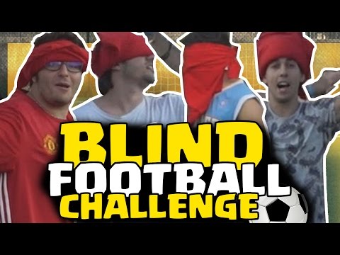 SEGNARE DA BENDATI W/ MARCY MARCO E TANO -BLIND FOOTBALL CHALLENGE