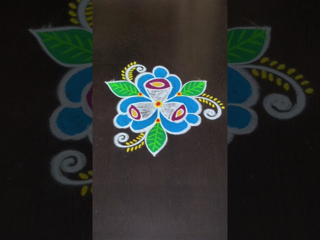Muggulu rangoli kolam design  - video 2