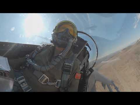 FIGHTER FRIDAY: F-16 Cockpit Cam during Air to Air at NTTR (GLOVER)