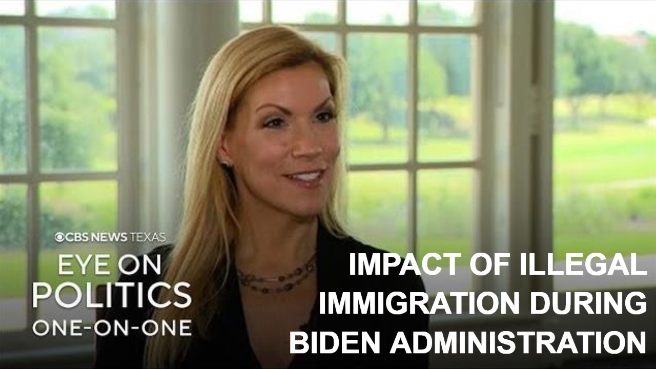 Video: Rep. Van Duyne cites Dallas Fed paper on 7 million unauthorized immigrants' labor and housing effects
