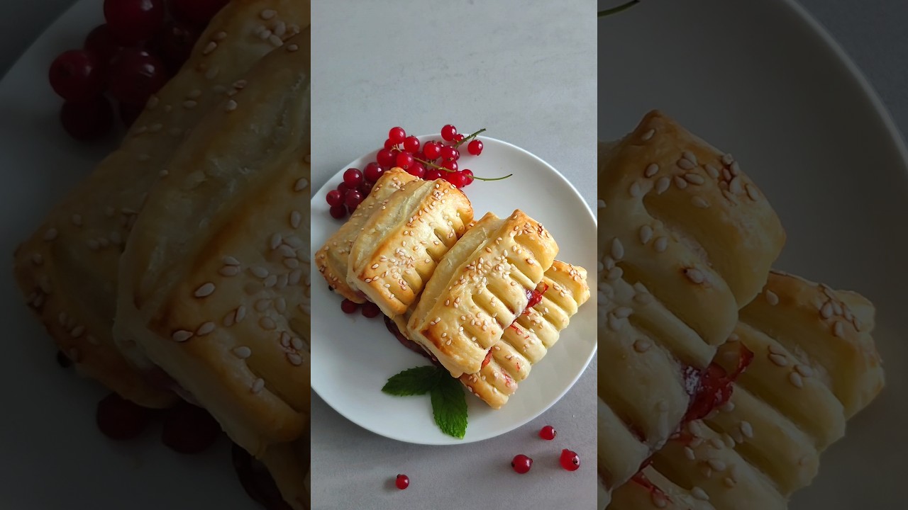 YouTube-Video: Mini Preiselbeer-Käse-Strudel