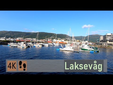 Walk in Bergen Laksevåg 🇳🇴 | 4K·60p | Norwegian Suburbs at the Fjord