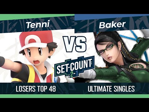 Set Count 2-1: Tenni (Pokémon Trainer) vs Baker (Bayonetta) Losers Top 48