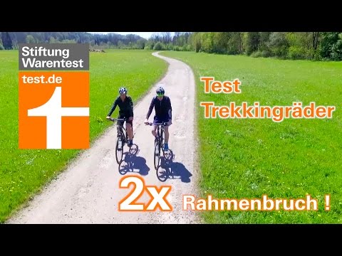 Test Trekkingräder: Zweimal Rahmenbruch