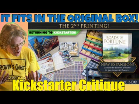 Foundations of Rome: Roads of Fortune and Second Printing - Kickstarter Critique Review