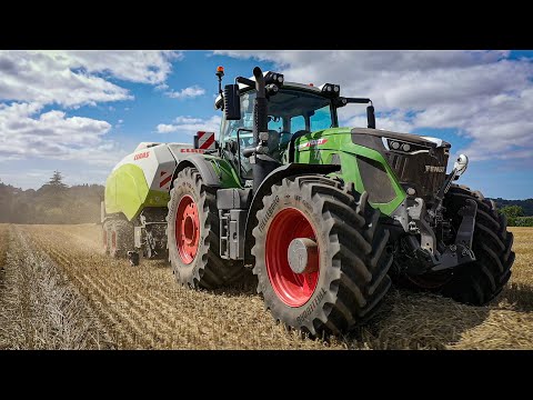 FENDT 942 & CLAAS QUADRANT 5300 FC - Pressage de paille 2021