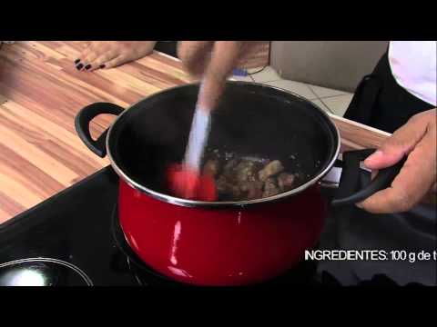 Receitas Bom Sabor 22/04/2013 Chef Joana D'Arc - Entrevero de Pinhão