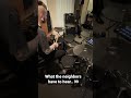 Drumming in an Apartment 🫣 #shorts #drums #metal