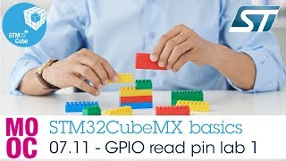 Download the video "STM32CubeMX basics: 07.11 STM32Cube HAL theory GPIO - Lab GPIO2 read pin manually"