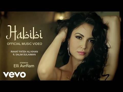 Rahat Fateh Ali Khan - Habibi (Music Video) ft. Salim Sulaiman | Elli AvrRam