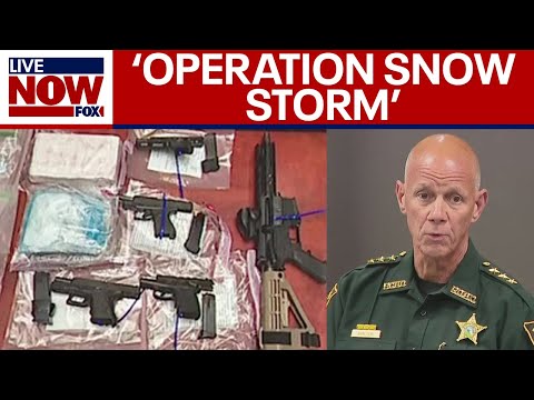 Video | Florida drug trafficking bust: 19 arrested, guns &amp; cash seized | LiveNOW from FOX