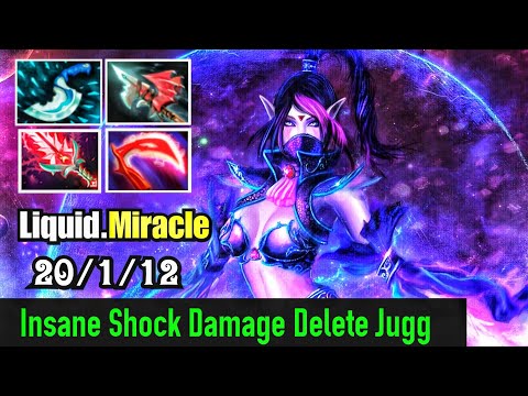Templar Assassin MidLane - Crazy Hard Carry Build Bloodthorn + Desolator 20Kills By Miracle 7.21d