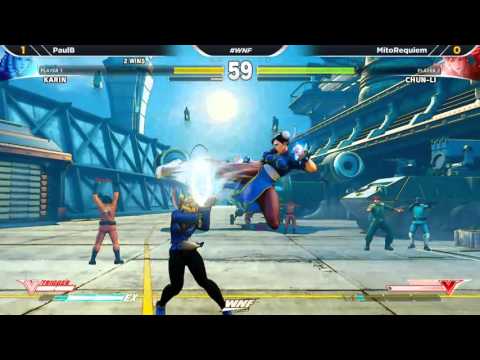 WNF Wednesday Night Fights 1.6 SFV - PaulB (Karin) vs MitoRequiem (Chun Li)