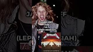 JAME’S RIFF TAPE VS OFFICIAL RELEASE (LEPER MESSIAH) #metallica #metal #metallicariffs #rock
