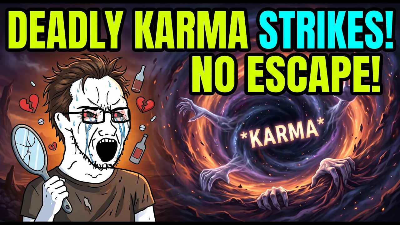 Deadly karma for the sex-addicted narcissist (They cannot escape.)