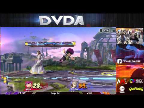 DVDA #8 Singles Top 56: FOW (Ness) vs Ven (Zelda)