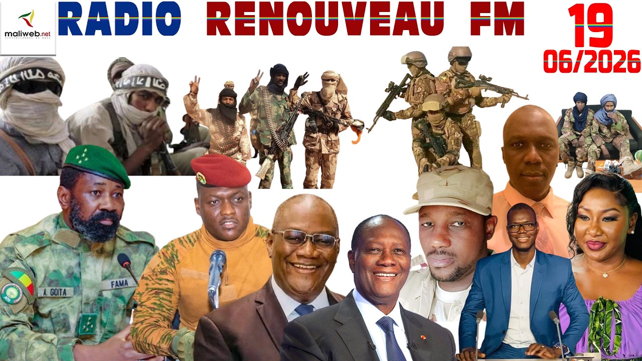 La Revue de Presse de la RADIO RENOUVEAU FM du 18 Juin 2026